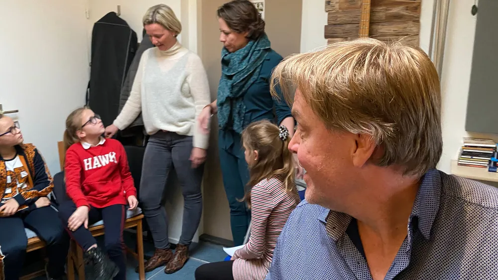 Bennie met Kinderkoor Wonderwijs